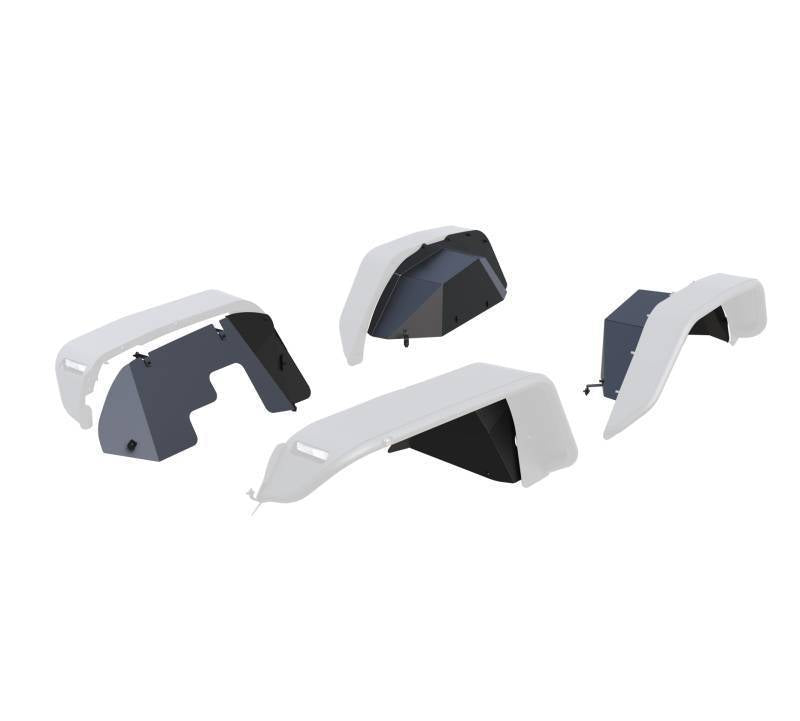 Black Horse Customized To Fit Your Vehicle Inner Fender Infr20G - Full Set Flares Liners
