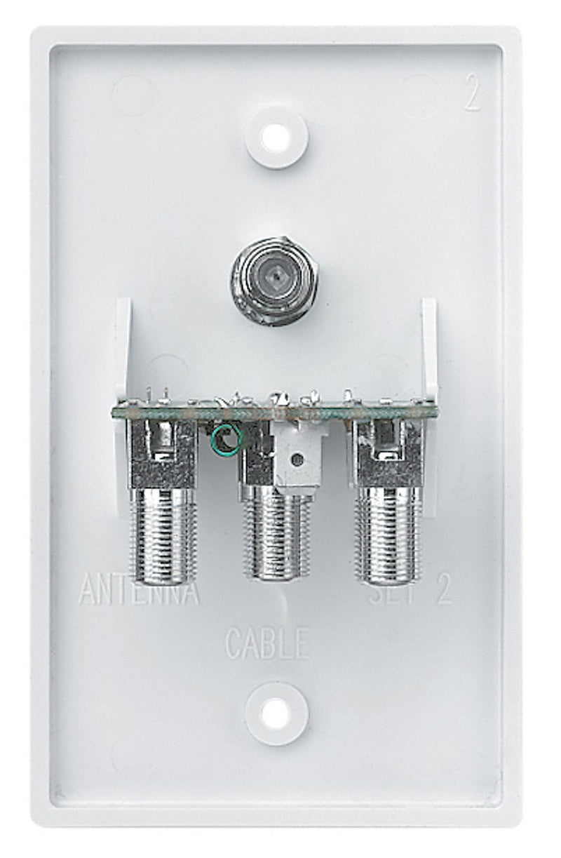 Winegard Easy To Install Wall Plate Power Supply RV-7542 - Pwrsup 75 OHM SET CBL