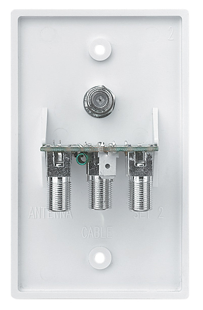 Winegard Easy To Install Wall Plate Power Supply RV-7542 - Pwrsup 75 OHM SET CBL