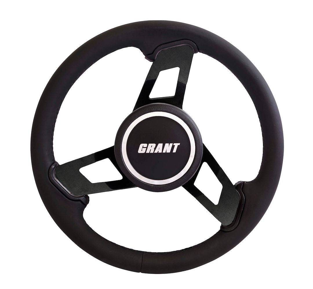 Grant 670-1-BS-A Anodized aluminum spoke construction - Harry Polished