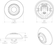 Lumitec CE Certified Courtesy Light - LED 101054 - Red Exuma WH SS LI