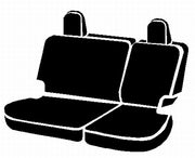 FIA OEM Grade Leatherette Seat Cover SL62-96 Gray - SL Rear 40 60 Split