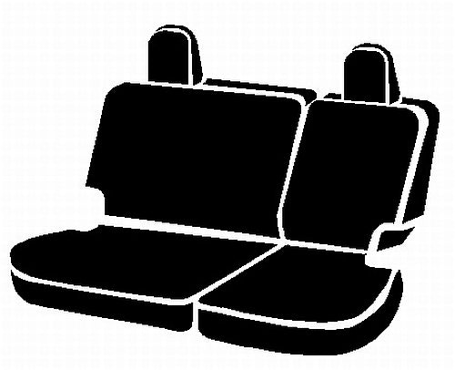 FIA OEM Grade Leatherette Seat Cover SL62-96 Gray - SL Rear 40 60 Split