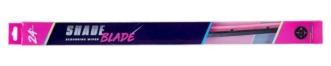 Scrubblade Ensure Quiet Operation Windshield Wiper Blade CBP1700 - Pink 17 Silicone Shadeblade