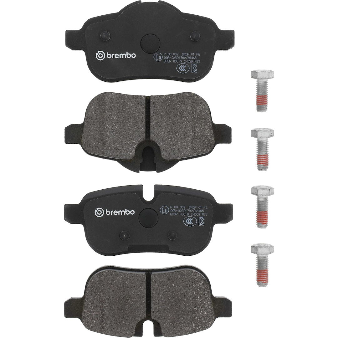 Brembo Premium Low-Met OE Equivalent Pad Brake Pad P06062 - Disc Set