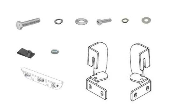 GO Rhino D64052TK - Brackets Dominator Sidesteps