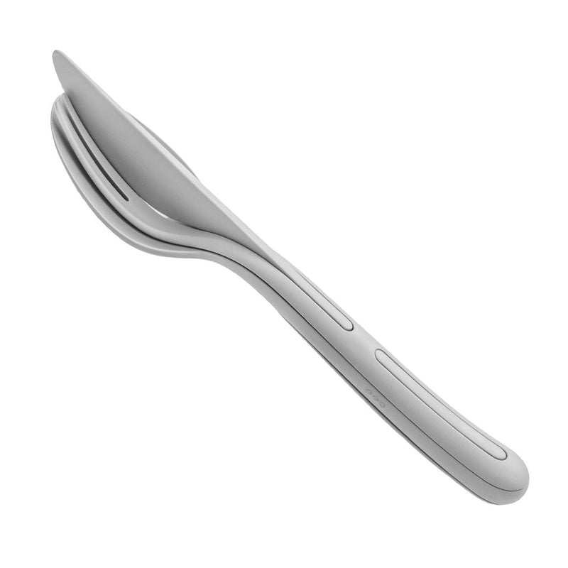 Silwy Magnet Compact Click System Creates Order Flatware KO-BT-G-1 - Gray Cutlery Set Tricky