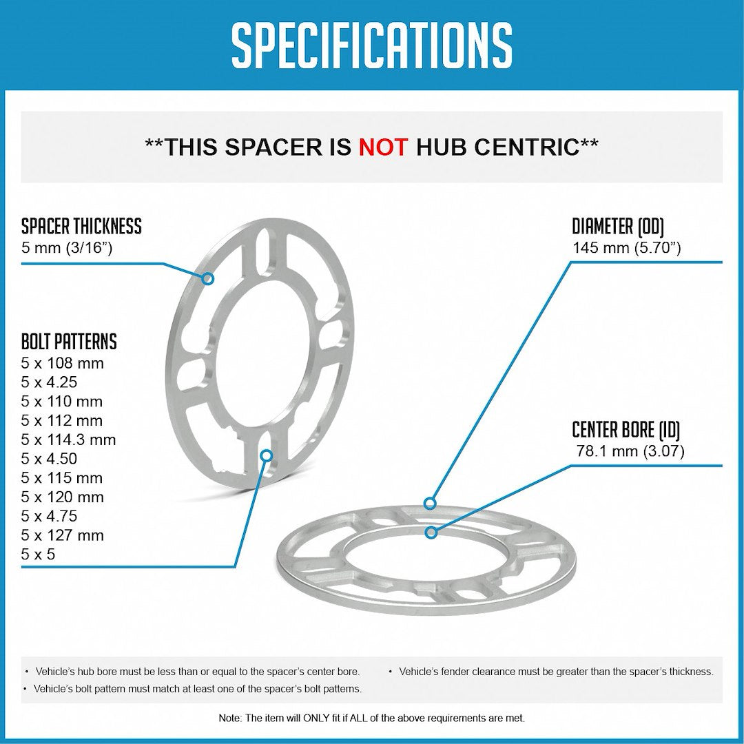 Revolution 911129-A Wheel Spacer