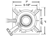 Springfield Non-Locking Trac-Lock Swivel Boat Seat Mount 1100021-1 - 2-7 Trac-Lock Iii