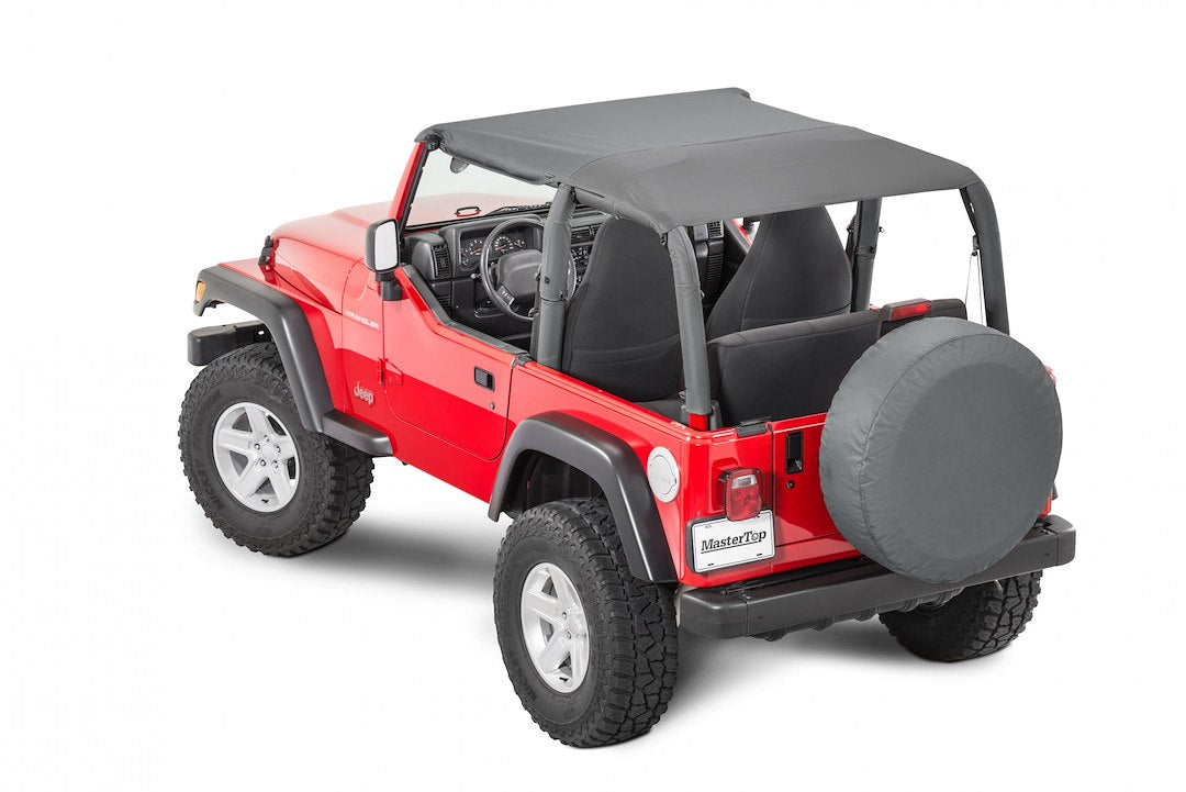 Mastertop Easy To Install Bikini Top 14300224 - Bimpl 97-06 TJ Mstwl