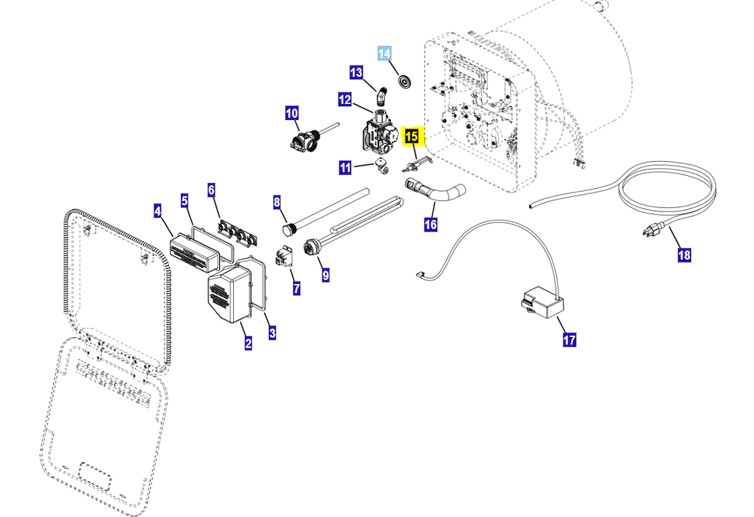 GE Appliance WS26X23769 Simple in design, yet highly effective - Ignitor