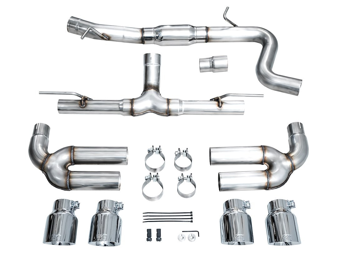 AWE Limited Lifetime Warranty Exhaust System Kit 3020-42897 - Track Edition