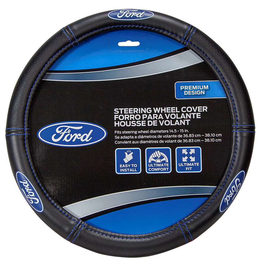 Plasticolor Easy To Install Steering Wheel Cover 006692R01 - Ford Deluxe Swc
