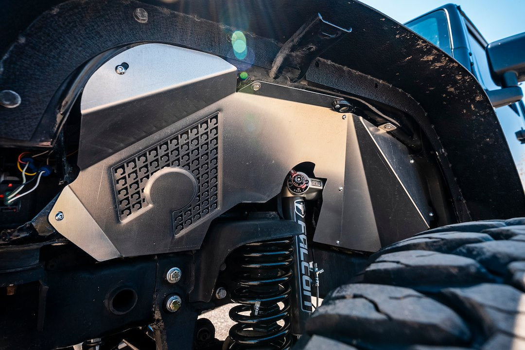 Artec Indust Compatible With Trimmed OEM Fenders Inner Fender JK2106 - Industries JL JT Front