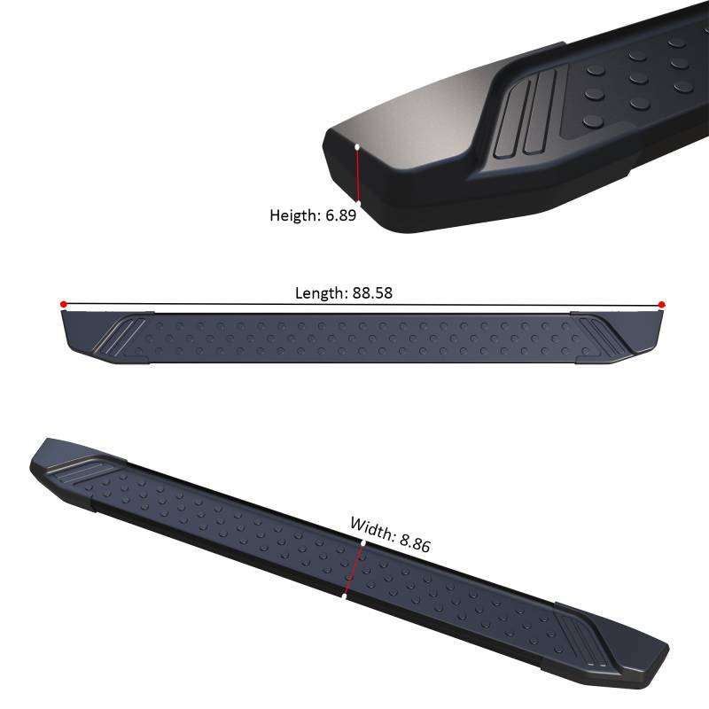 Black Horse STJ484 Running Board