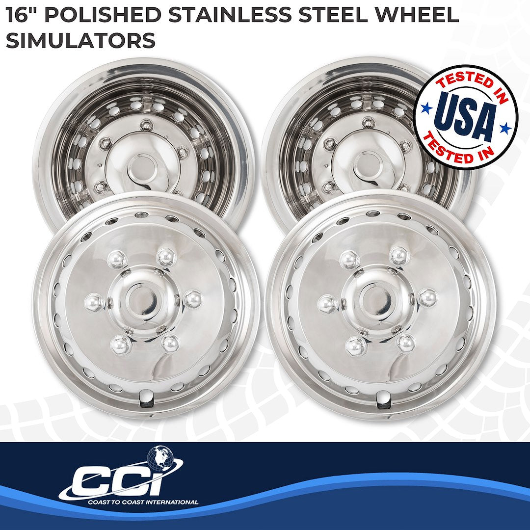 Coast2Coast Limited Lifetime Warranty Wheel Simulator Iwcn16S12 - Sim 12-25 Sprinter 2500 16 6L 18HH