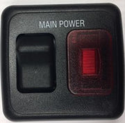 Wesco 78739395010 Illuminated on/ off rocker switch - Red Black