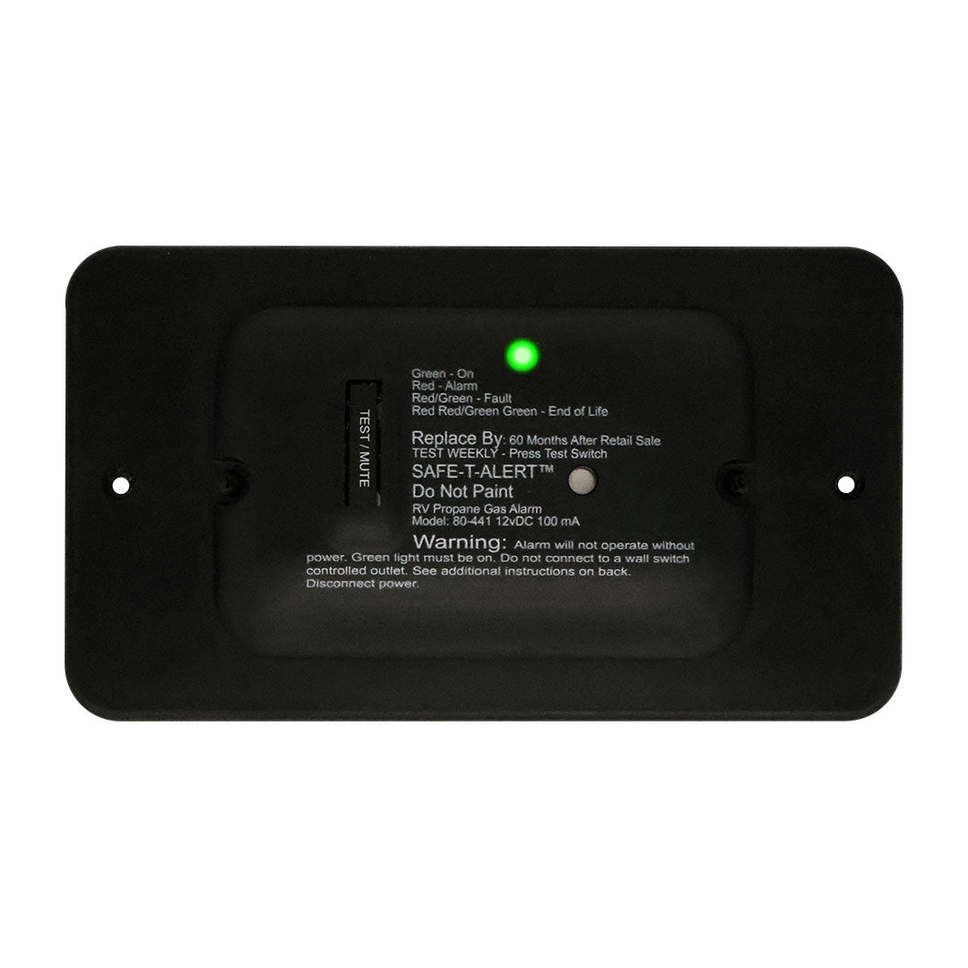 MTI Industry 80-441-BL-TR - Black Universal RV LP Alarm