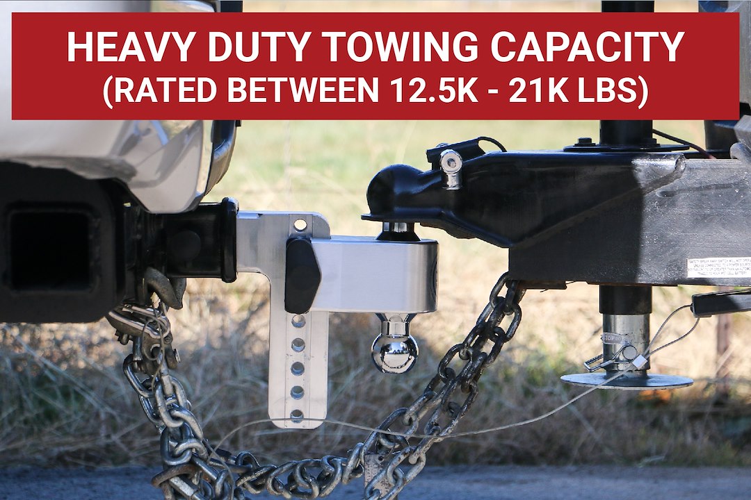Weigh Safe Keyed Alike Hitch Locking Pin Trailer Hitch Ball Mount CTB4-2-KA - Turnover Drop