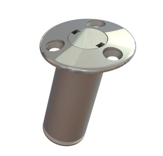 Taco Metals Toolless J-Lock Security System Boat Sunshade Mount F16-3490 - Stainless Steel 90 DEG. Twist