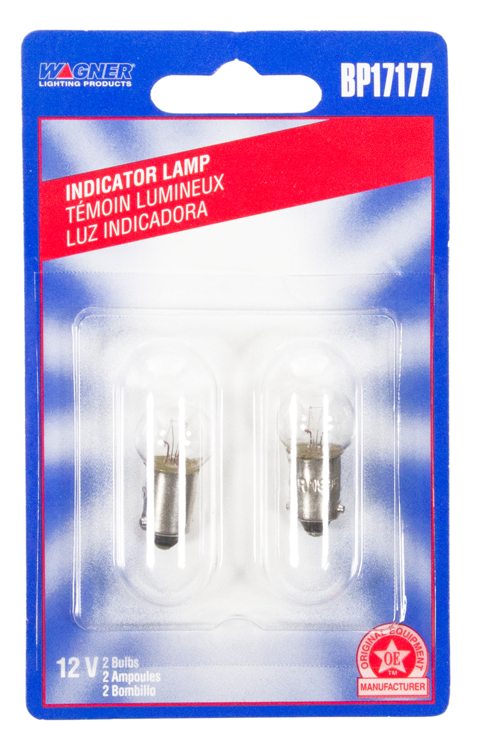 Wagner SAE Compliant Side Marker Light Bulb BP17177 - Miniature