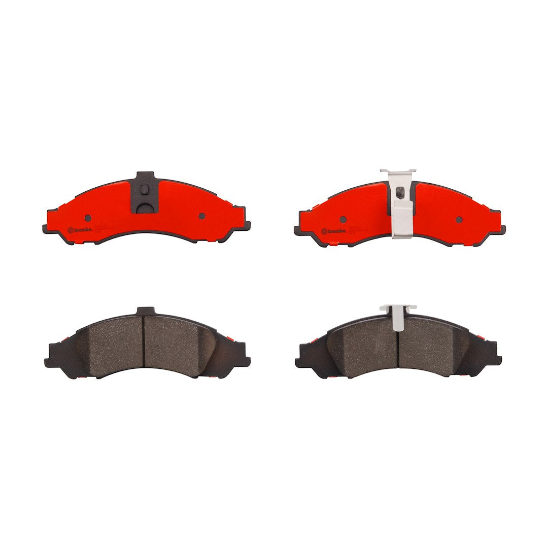 Brembo Premium Low-Met OE Equivalent Pad Brake Pad P64002N - Disc Set