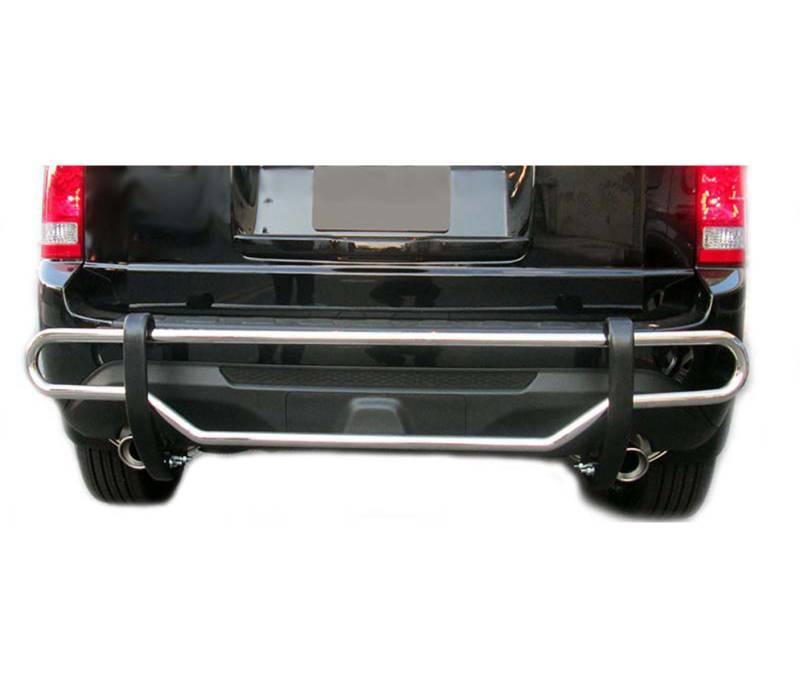 Black Horse Rust-Free And Corrosion-Resistant Bumper Guard 8HO5SS - 2009-2015 Pilot Rear