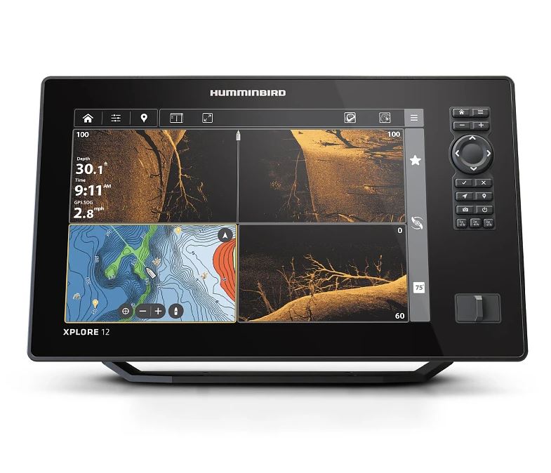Humminbird Crisp And Vibrant Display Clarity Fish Finder 412020-1 - Xplore 12 Cmsi