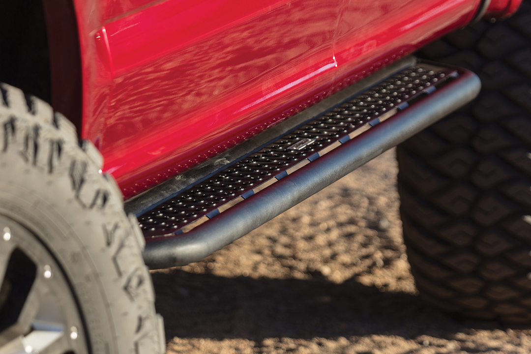GO Rhino Made In USA Rugged Style Enhances Truck Appearance D60087T - Dominator D6 Sidesteps Cab Length
