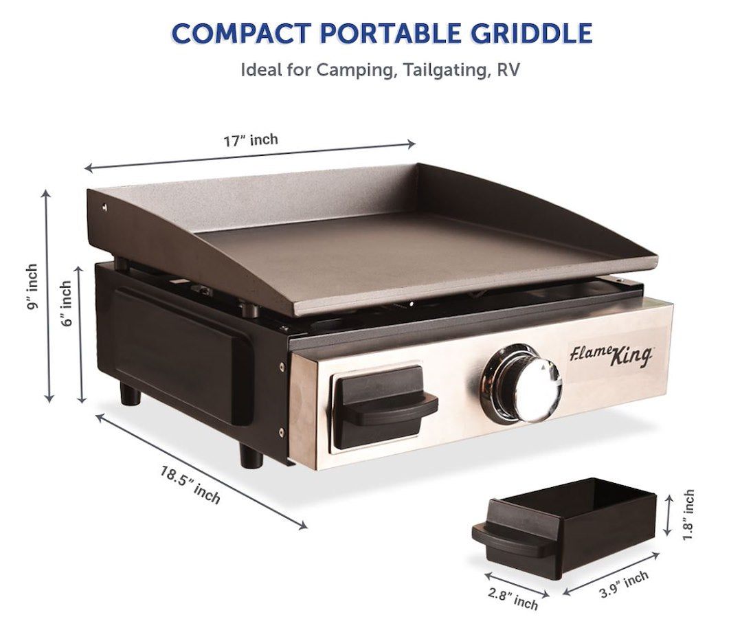Flame King YSNFM-HT-100NB Griddle