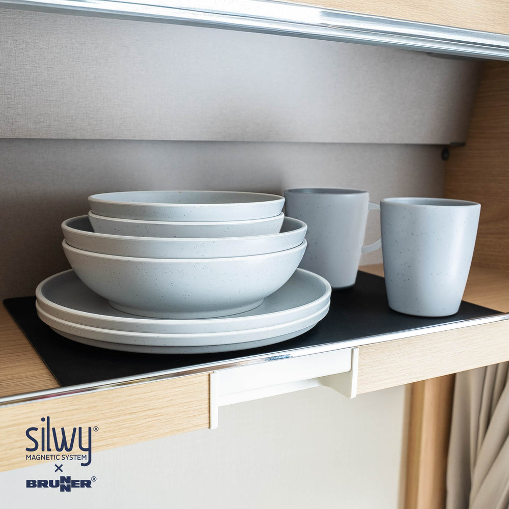 Silwy Magnet Made In Germany Dish Set SYBR-KGS-11-LG - White Tableware