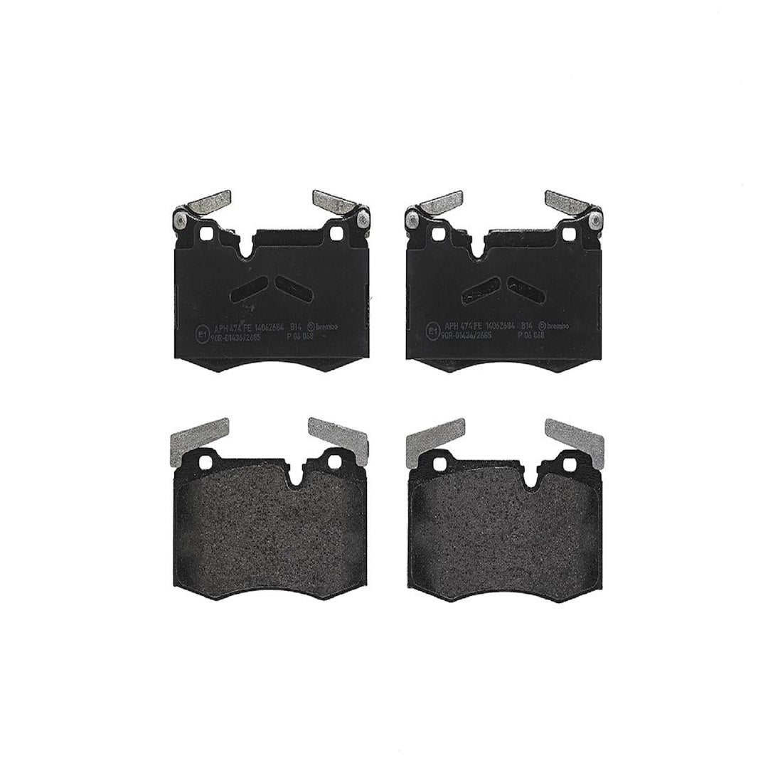 Brembo Premium Low-Met OE Equivalent Pad Brake Pad P06068 - Disc Set