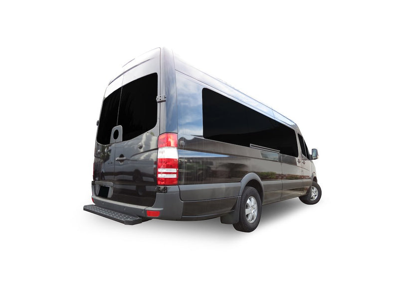 Black Horse Installs Using Factory Holes Truck Step 8Dospa - 2007-2018 Dodge Sprinter Rear Step