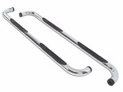BIG Country No Drilling Required Nerf Bar 379294 - Round Side Bars Stainless Steel