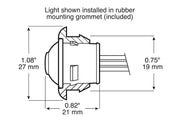 Peterson MFG Hardwired Design Clearance Light M277A-BT3 - Led MKR Clrance Lht 3-Wire Amb