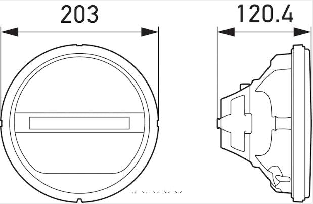 Hella 241430011 Driving/ Fog Light