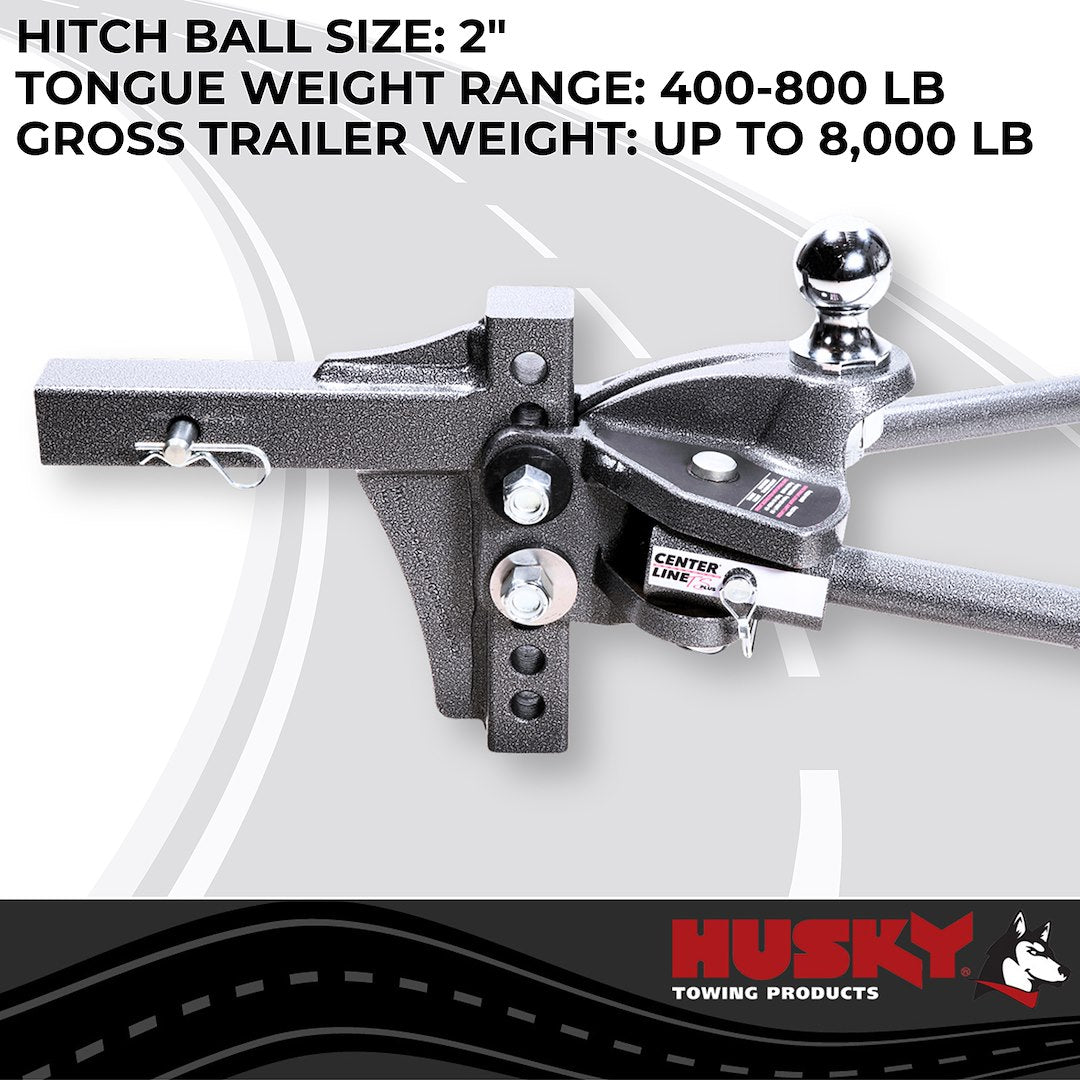 Husky Towing Cast Head With Hardened Trunnions Weight Distribution Hitch 33301 - CLTS-Plus 400-800 Ball