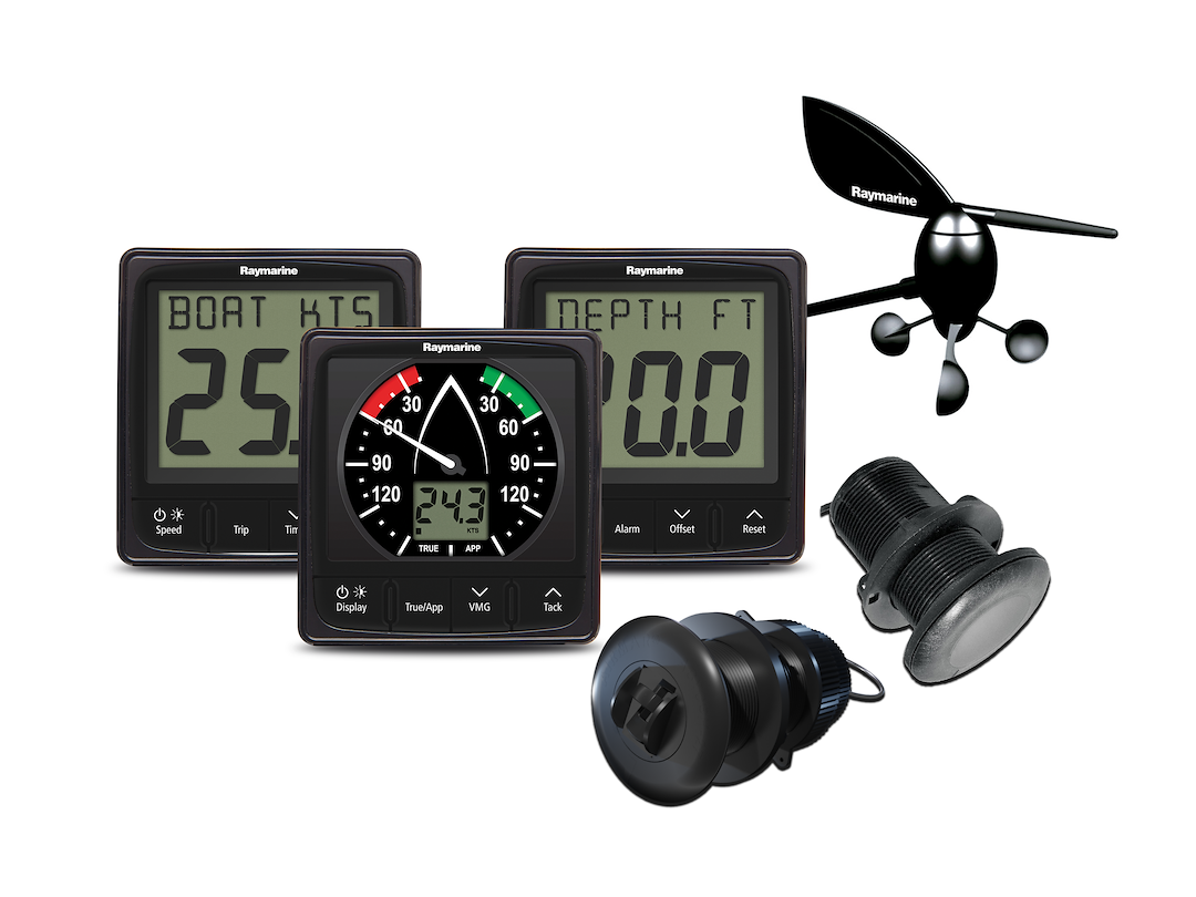 Raymarine Compact Footprint Sailboat Instrument Kit T70584 - I50 I60 Wind Speed Depth System