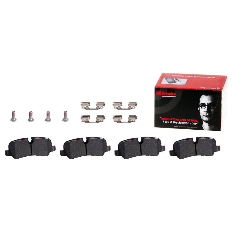 Brembo Premium Low-Met OE Equivalent Pad Brake Pad P44011N - Disc Set