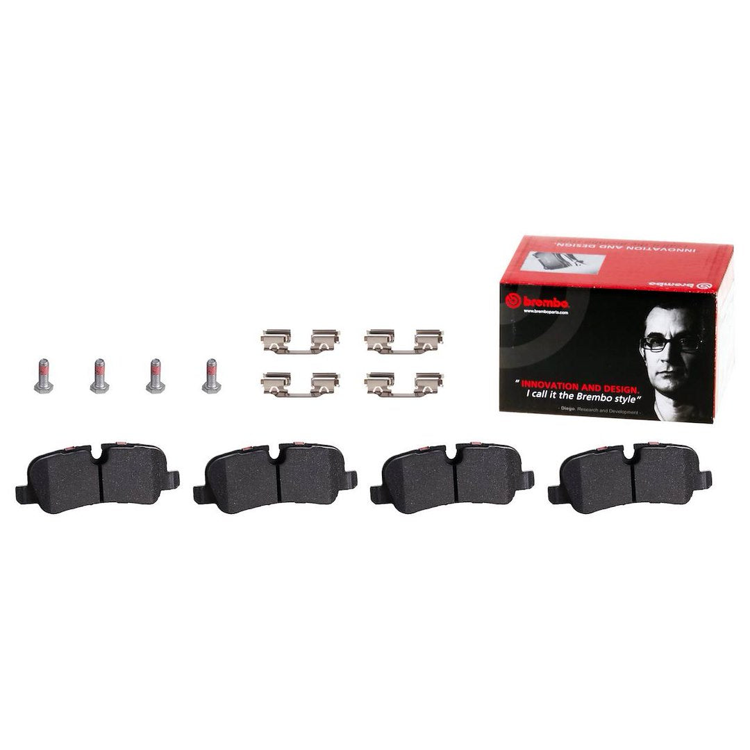 Brembo Premium Low-Met OE Equivalent Pad Brake Pad P44011N - Disc Set