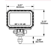 JW Speaker Flexible Design Driving/ Fog Light 0530293 - 12V Led Kit Wit