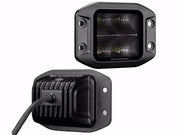 GO Rhino Complete Set Sold In Pairs Driving/ Fog Light 750400321SCF - Blackout Series Lights- Pair 3X3