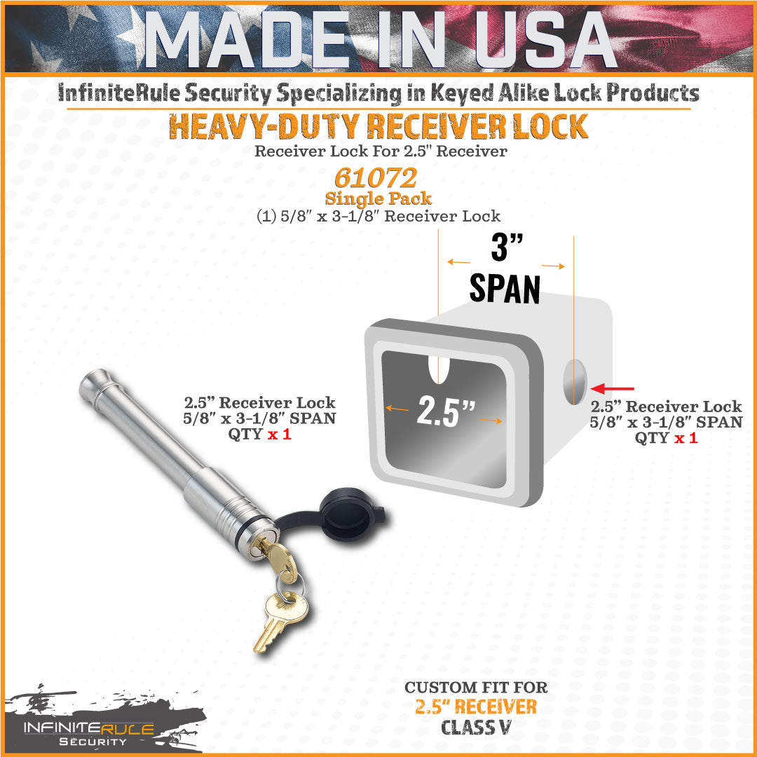 Infiniterule 61072-S Trailer Hitch Pin