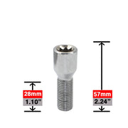 Revolution One Piece Solid Design Lug Bolt 85K548-28 - Acrn Tune Blt M14X28 20