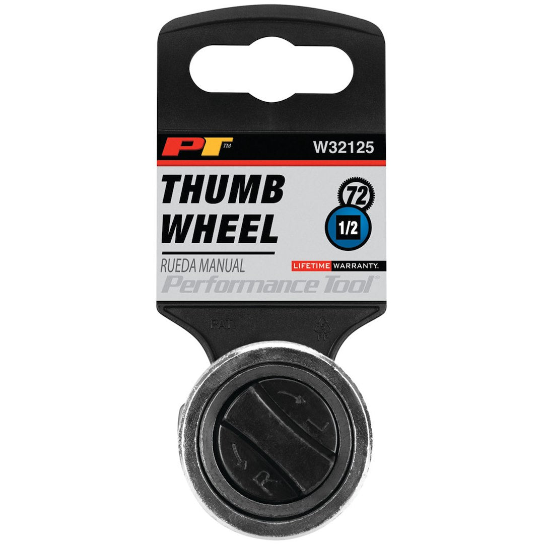 Perform Tool High Torque Non-Slip Grip Ratchet W32125 - Ratchet-Thumb Wheel