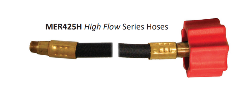 AP Products Made In USA Propane Hose MER425H-24P2 - Red Thermo Pigtail 2PK