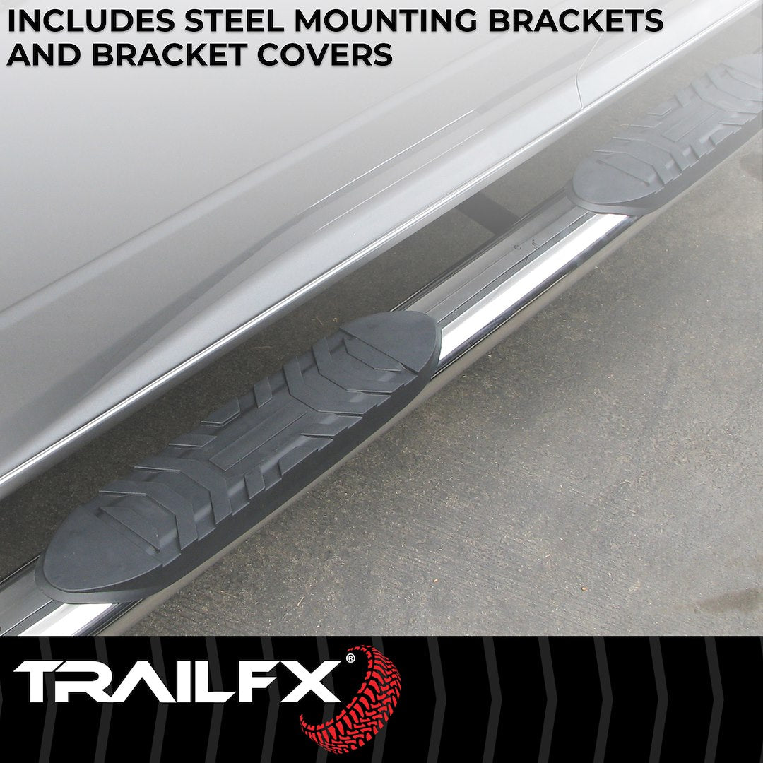 Trailfx Limited Lifetime Warranty Nerf Bar A1561S - Oval Str Landcruiser Pss