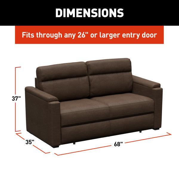 Lippert Comp Minimal Assembly Required Sofa 2024044351 - Rest Easy Sleeper 68 Satula
