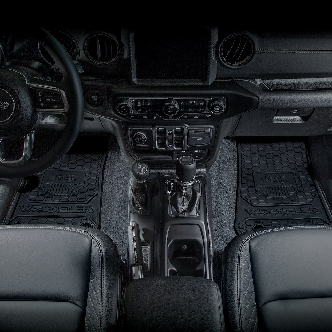 Plasticolor Weather On An Easy-To-Clean Surface Floor Mat 001805R01 - Jeep App Specific Mats
