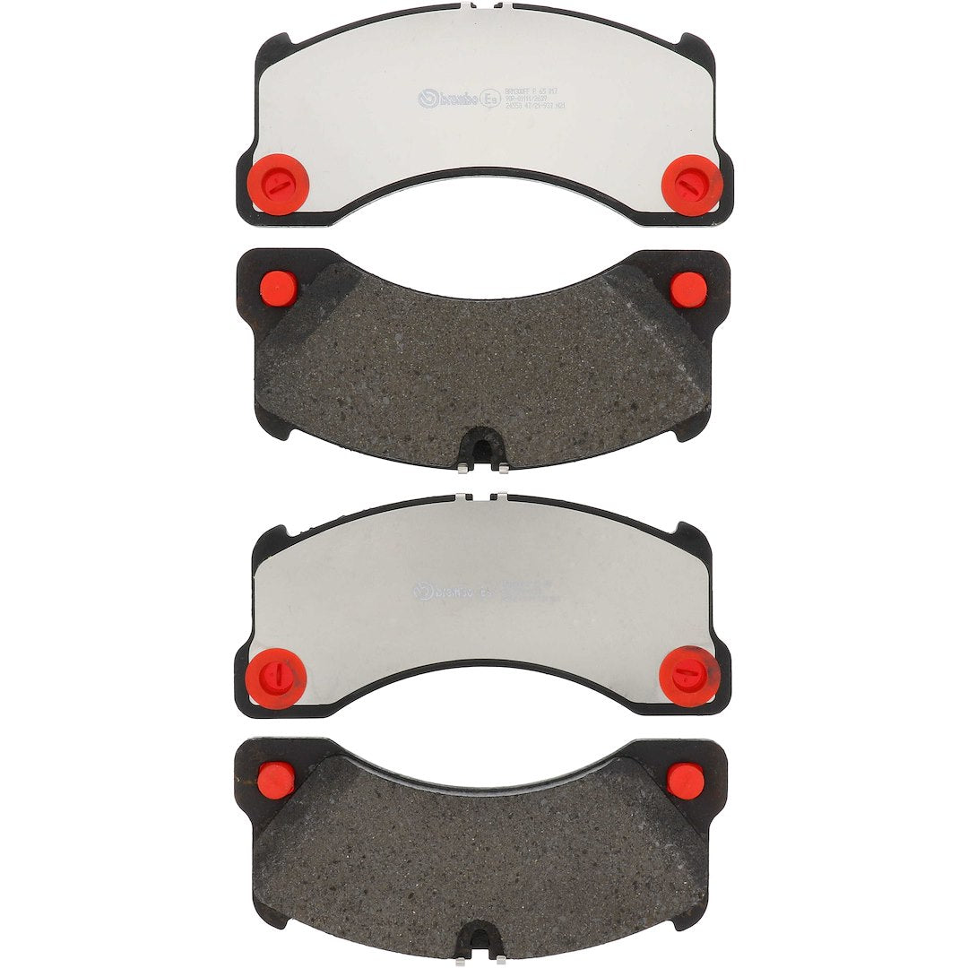 Brembo Premium Low-Met OE Equivalent Pad Brake Pad P65017 - Disc Set